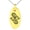 Gold, variant on Stainless Steel Illusionism Magic Rune Engraved Small Oval Charm Pendant Necklace