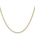 thumbnail image 2 of Primal Gold 14 Karat Yellow Gold 2mm Lightweight Flat Chain, 2 of 4