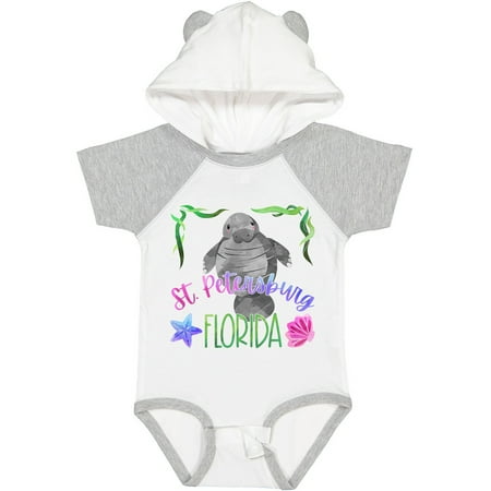 

Inktastic St. Petersburg Florida Cute Swimming Manatee Gift Baby Boy or Baby Girl Bodysuit