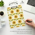 thumbnail image 5 of FMSHPON Sunflower Clipboard Hardboard Wood Nursing Clip Board and Pull for Standard A4 Letter 13x9 inches, 5 of 8