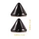 thumbnail image 3 of 100pcs Bullet Cone Spike Acrílico Bead Punk Rivet Pulsera Espaciador Beads Jewelry Accessary (Negro), 3 of 5