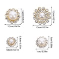 thumbnail image 2 of unbranded 100Ud Botones Joya Para Ropa En Mezcla De Tamaños Con Y Rhinestones Para Proyectos DIY, 2 of 6