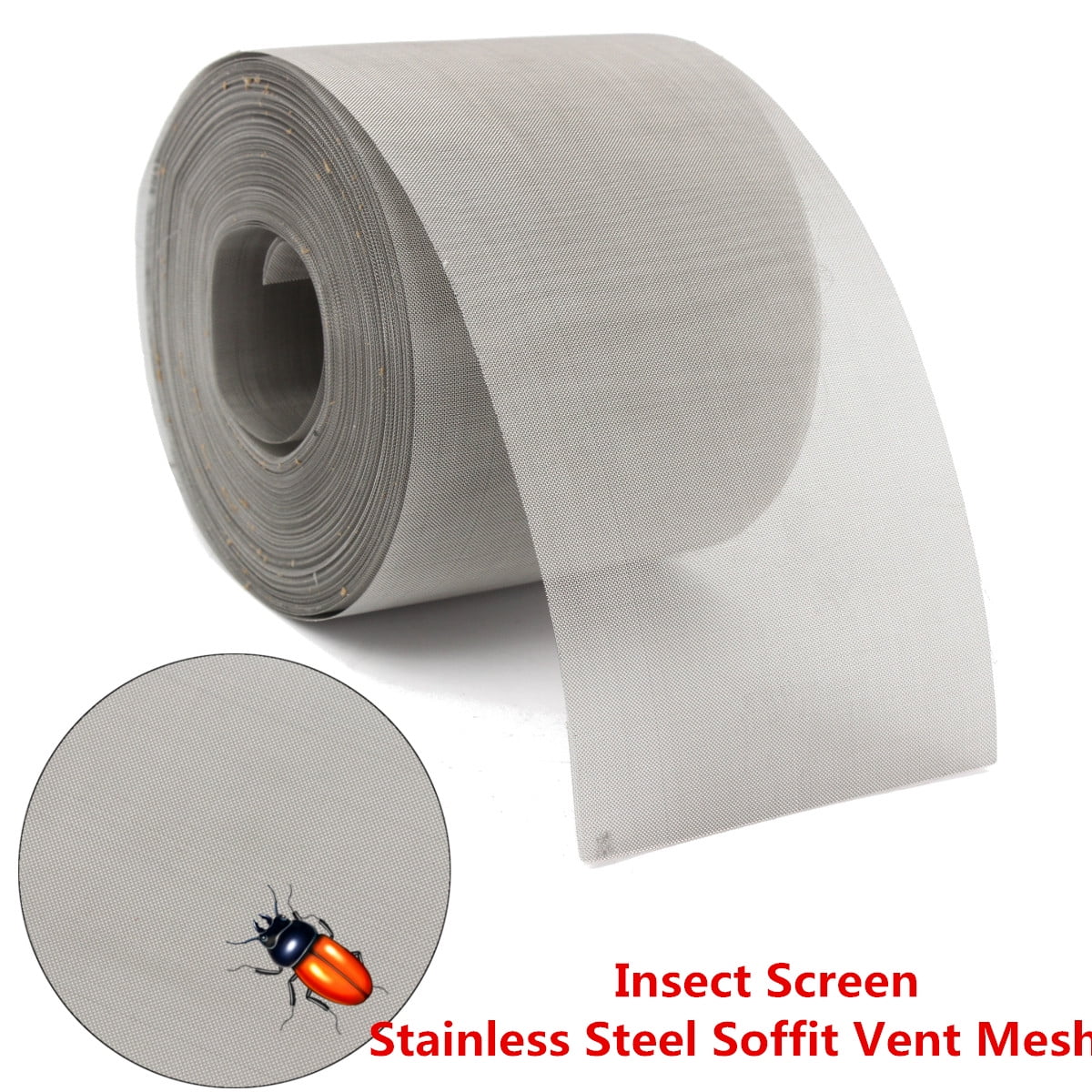 75mm x 30.5M Stainless Steel Insect Mesh Screen Roll 1.15mm Hole x 0