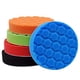 thumbnail image 1 of Apuakthei - Juego de 5 almohadillas para pulir coches de 125 mm para taladro, kit de pulido de coches con gancho y bucle para máquina, kit de pulido duradero para pulidoras y abrillantadores de coches, 1 of 5