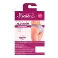 thumbnail image 2 of Bikini Ilusión para Mujer, Multicolor Algodón Stretch 1 Paquete con 3 Piezas Talla M, 2 of 4
