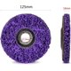 thumbnail image 2 of Paquete de 5 discos de limpieza para amoladora angular CSD de 125 mm, eliminador de óxido, eliminación de pintura, color morado JFHHH pequeña, 2 of 5