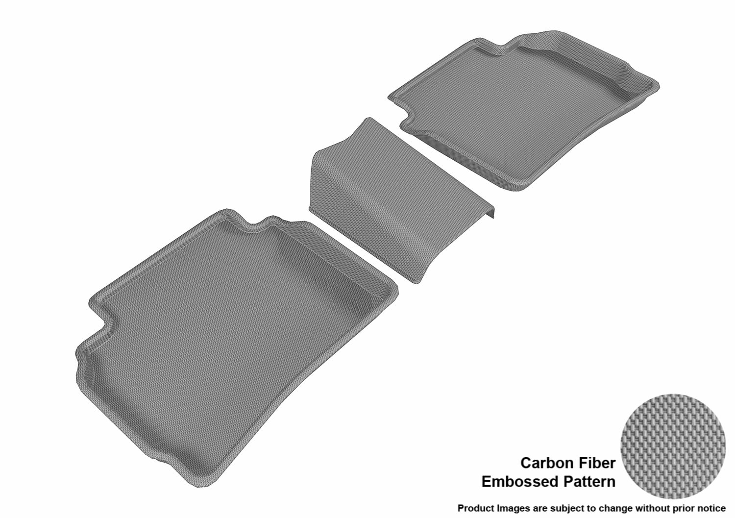 3D MAXpider 20162017 Chevrolet Malibu Second Row All Weather Floor