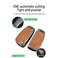 thumbnail image 5 of Fit for Audi Flip Key Fob Cover with Keychain Metal Car Key Shell Case Leather Key Holder for A1 A3 A4 A5 A6 A6L A8 Q2 Q3 Q5 Q7 TT TTS R8 S3 S4 S5 S6 RS3 RS4 RS Key Remote, 5 of 7