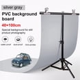thumbnail image 4 of Gray Photography Backdrop Display Board 15.7x39.3inch Matte PVC Vinyl Photo Backdrop for Tabletop Product Photography 0.5mm Thick DIY, 4 of 6