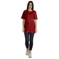 thumbnail image 5 of Inkmeso Crew Neck Basic Cotton Tshirt For Women Loose Fit Casual Long Workout Tee Top, 5 of 9