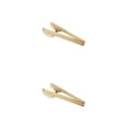 thumbnail image 4 of Pinzas para barbacoa Injueey de acero inoxidable espejo pulido 2Conjunto, 4 of 6