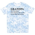 thumbnail image 3 of Inktastic Grandparents Day Grandpa Like a Dad but with No Rules T-Shirt, 3 of 5