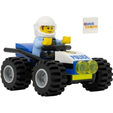 LEGO Collectible City Policeman Minifigure with Police Buggy Interlocking Block Building Sets