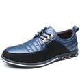 thumbnail image 2 of COSIDRAM Men Casual Shoes Fashion Business Luxury Dress Shoes Office Loafers Flats Black Sneakers for Male, 2 of 7