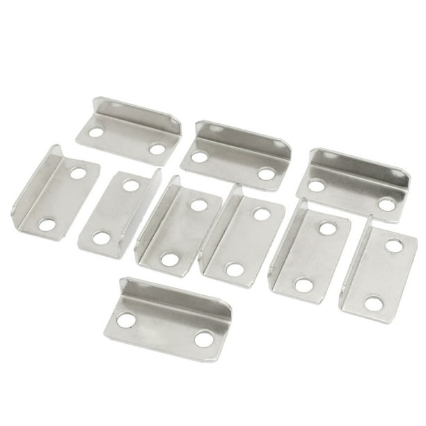 Uxcell 304 Stainless Steel Drawer Lock Strike Plate, 10 Pack Walmart