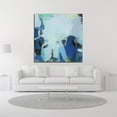thumbnail image 2 of 18" x 18" Tide Pools by Amanda Hawkins - Wall Art Print on Canvas Fabric Blue, 2 of 3