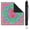 Pink84, variant on 31.5 Inch Non-Slip Neoprene Travel Mahjong Mat with Rules and Bag, Pink American Mahjong Table Cloth for Poker Board Card Games, Great Gift (Chinoiserie)