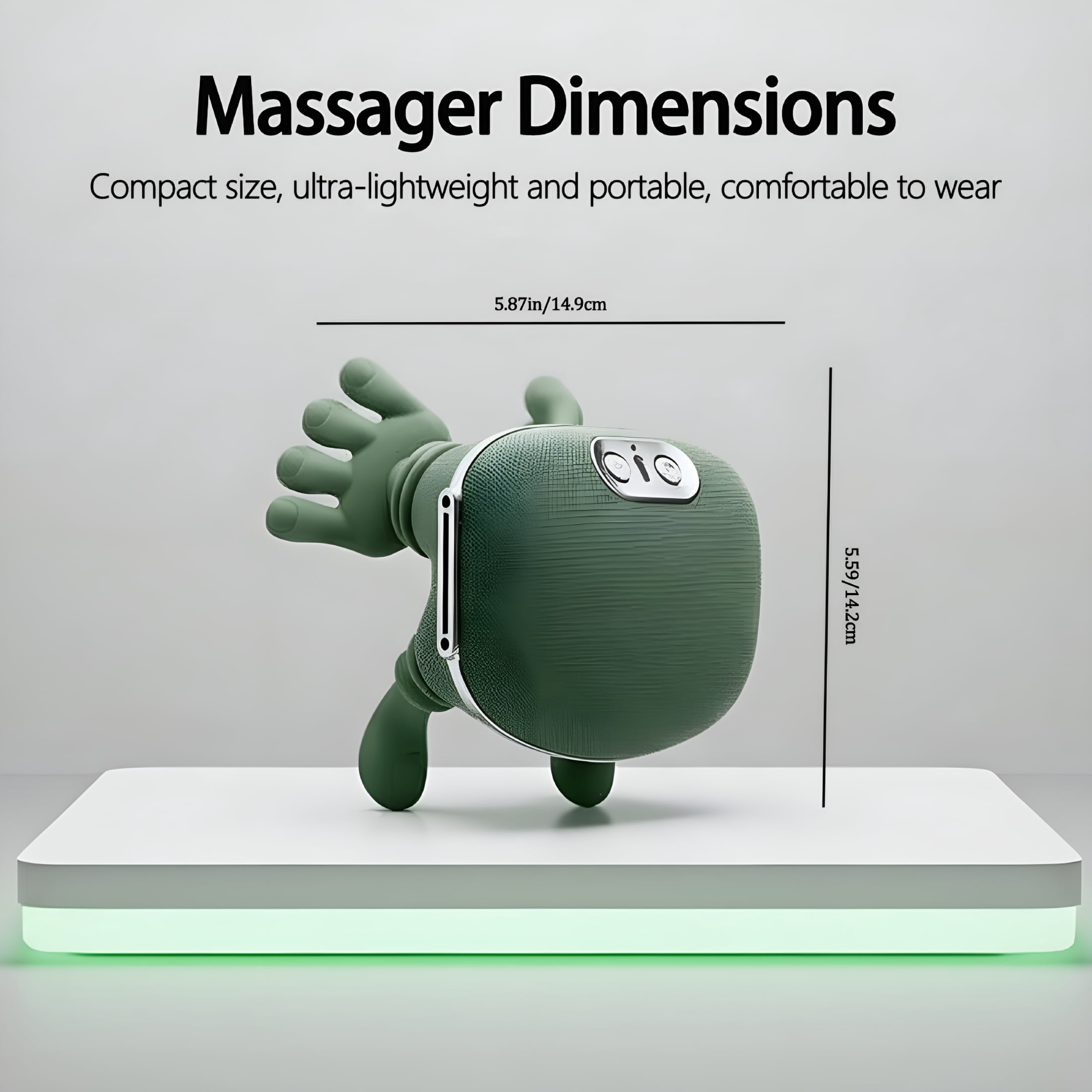 XIRQI Shiatsu Neck And Back Massager, 4D Kneading Neck And Shoulder Massager, Bionic Neck And Shoulder Massager with Heat, Real Touch Therapy Neck Massager