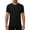 Black, variant on Luvrsol Big and Tall Men Tshirt Solid Crew Neck Moisture Wicking Tops Short Sleeve Relaxed Fit Casual Tee L-5XL