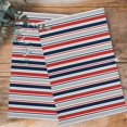thumbnail image 4 of Red Navy Blue Striped 1 Pack Kitchen Towel, Water Absorbent Dish Towel, Farmhouse Stripes Modern Abstract Art Decorative Hand Towels - Quick Drying Cloth for Cooking Baking, 18x28 Inch, 4 of 8
