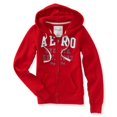 thumbnail image 1 of Aeropostale Womens Full Zip Nyc Ath Sudadera, Rojo, Mediano Aeropostale Camisa de entrenamiento, 1 of 2