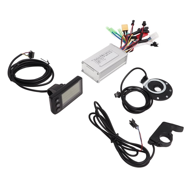 Kit De Controlador De Bicicleta Eléctrica, Sensor De Asistencia Magnética, Autoaprendizaje Seguro, Medidor LCD S866, Disipación De Calor Rápida Para Motor De 36 V Para Motor De