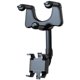 thumbnail image 1 of Soporte para teléfono giratorio y retráctil para automóvil, rotación de 360 grados para uso multifuncional, soporte de montaje para espejo retrovisor de automóvil que garantiza un rendimiento estable, 1 of 5
