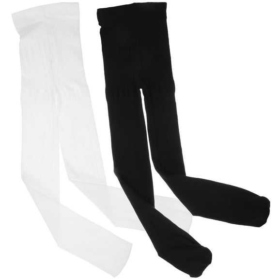 HOOWIFFY Kids Tights 2-Pack Soft Comfortable Childrens Leggings Assorted Colors Easy Care Size 24.8×5.9×0.1in