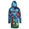 thumbnail image 2 of Happy New Year Poodle Family Cheer Winter Midnight Firework All Over Print 3D Hooded Duffle Toggle Coat Poodles Dog Lover Gifts Idea - 02025, 2 of 6