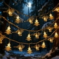 thumbnail image 4 of Fwttom Christmas String Lights - LED Outdoor Christmas Lights Indoor for Holiday Xmas Party Decor, Usb Plug in Use, 59 inch, 10 Lights, 4 of 7