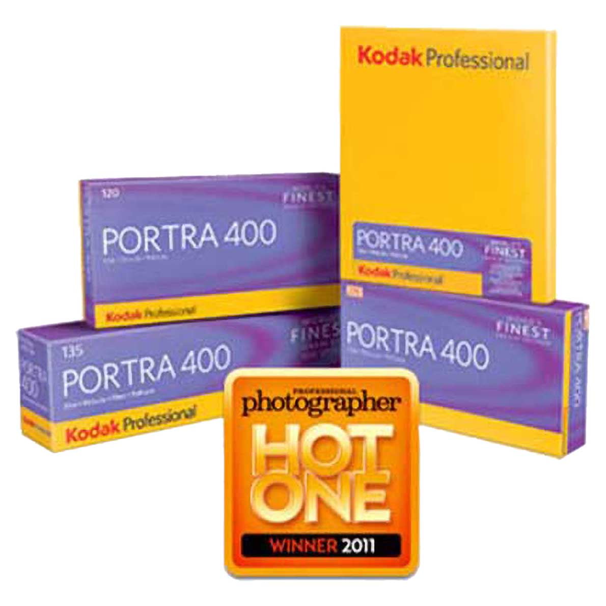 Kodak Portra Pro ISO 400 35mm Color Negative Film, 5 Rolls, Fine