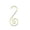 Gold, variant on 20 Pcs 2 inches Spiral S Shaped Christmas Hooks Festive Tree Decorative Hanging Hooks For Christmas Stocking Ball Wreath Ornament Household Holiday Party Scene Layout Garland Suspension Accessory