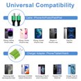 thumbnail image 5 of Bioonis Compatible for iPhone Charger, 20W Type C Charger Block, 2 Pack USB C Block with USB C to Charging Cable 10FT,Type C Block USB C Wall Charger Adapter USB C Brick Compatible for iPhone,Green, 5 of 7