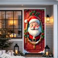 thumbnail image 4 of Ouuluon Festive Christmas Door Cover, 35X71 inch Curtain for Door Wall Holiday Party Decoration, 4 of 7