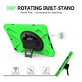 thumbnail image 5 of iPad 10.2 2020/2019 Case with Soft Screen Protector, iPad 8th Generation Case, iPad 7th Generation Case, Dteck Heavy Duty Rugged Shockproof Case with 360 Rotating Handle Stand, Green, 5 of 6