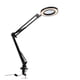 thumbnail image 3 of 2 En 1 8X Lupa Led Brazo Largo Clip Lámpara de Mesa 3 Interruptor de Temperatura de Color Negro Tomshoo  Lámpara de escritorio, 3 of 7