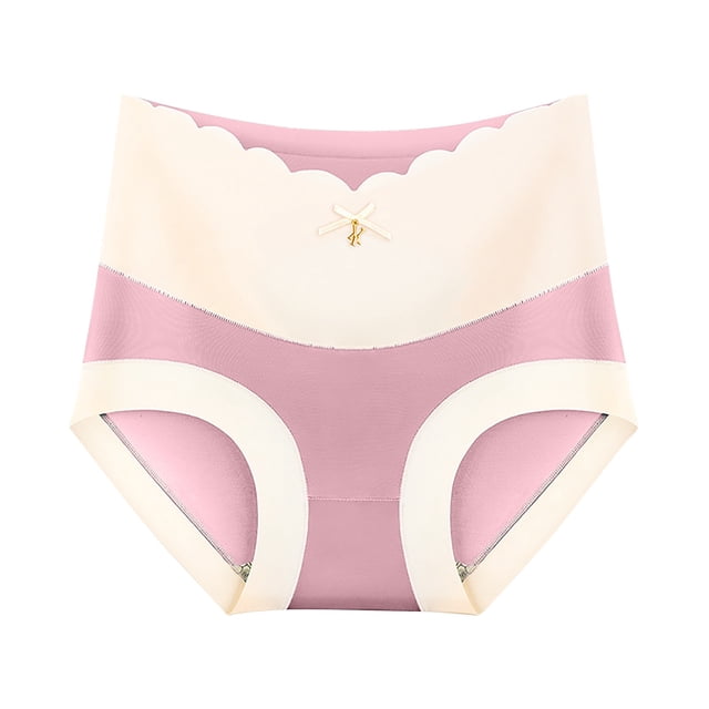 Aayomet Culottes Bikini pour Femmes et Rehausse-Fesses Culottes Simples (Rose, G)