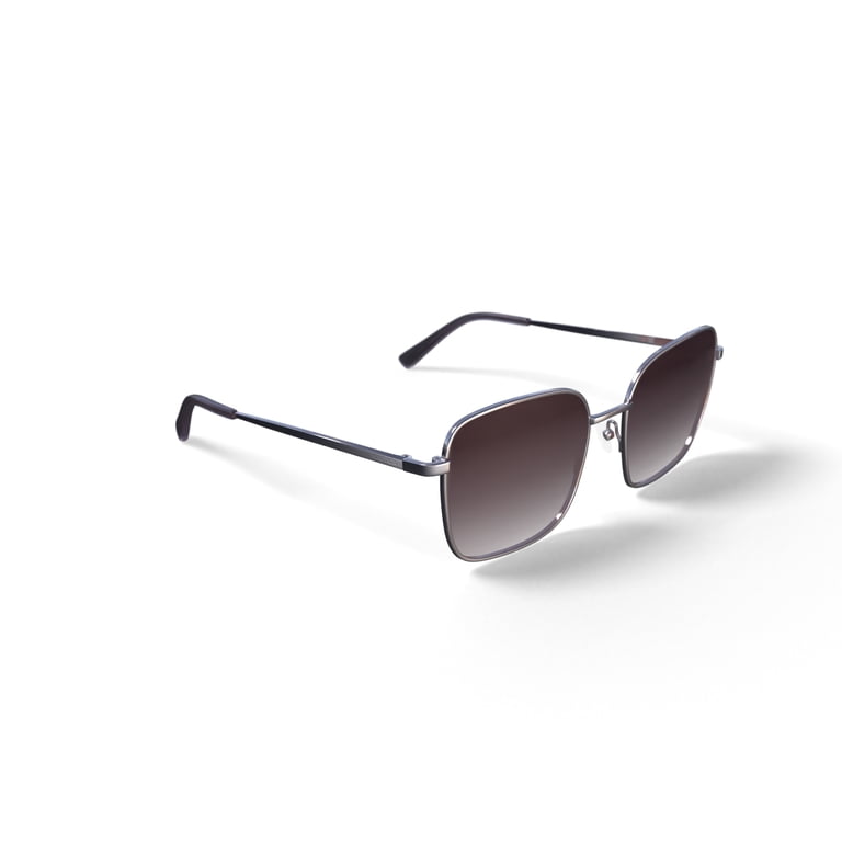 Nautica Ladies Rx'able Sunglass, NLS6015, Shiny Light Gold, 55-18