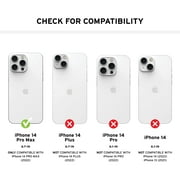UAG iPhone 14 Pro Max Case Kelvar Black 6.7 Monarch Pro Build-in Magnet Compatible with MagSafe Charging Rugged Shockproof Dropproof Premium Protective Cover