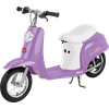 Razor Pocket Mod Electric Scooter - Betty Purple, 24V Euro-Style Powered-Ride On, Vintage-Inspired Design, Underseat Hidden Storage, Up to 15 mph, Unisex
