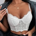 thumbnail image 2 of Camisole Corset en Dentelle Aguichant avec Dos en Maille Style Rue pour Femmes, 2 of 6