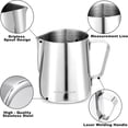 thumbnail image 3 of 12 oz Espresso Steaming Pitcher, Coffee Milk Frothing Cup, Coffee Steaming Pitcher 12 oz/350 ml, 3 of 7