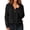 Black, variant on Hooded Sweaters for Women Zip Up Cable Knit Two Way Zipper Cardigan Long Sleeve Raglan Knit Sweater Jacket Fall Winter Fashion Outfits