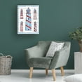 thumbnail image 4 of Melissa Averinos 'Coastal Americana II Shiplap' Canvas Art, 4 of 4