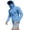 Light Blue, variant on Men's UPF 50+ Full Face Sun Protection Hoodie Jacket, Quick Dry Long Sleeve Fishing Hiking Shirts with Integrated Mask, M-4XL