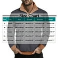 thumbnail image 3 of Paiwinds Men's Fleece Lined Stand Collar Pullover, Winter Warm Long Sleeve Sweatshirt with Button Placket, Soft Thermal Comfort Fit Casual Top, 3 of 8