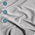 thumbnail image 3 of Bare Home Luxury 1800 Collection Fitted Sheet, Ultra-Soft, Deep Pocket, Full-XL, Light Gray, 3 of 8