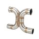 thumbnail image 1 of Tubo De Escape Medio, Tubo De Escape Medio Tubo De 1 Mm De Espesor Tecnología De Hidroformado Para Modificación De Motocicleta Reemplazo Para Bonneville Bobber ANGGREK Exhaust Mid Pipe, 1 of 8
