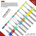 thumbnail image 2 of 59 Pieces Hand Drill Bits Set Include 49 Pcs Metal Pin Vise Hand Drill Micro Mini Twist Drill Bits and 10 Pcs Tungsten Carbide PCB Rotary Tools for Resin Polymer Wood Craft DIY Jewelry Making Carving, 2 of 10