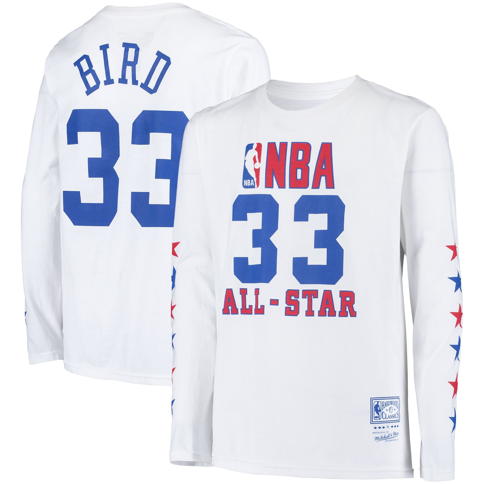 larry bird long sleeve shirt